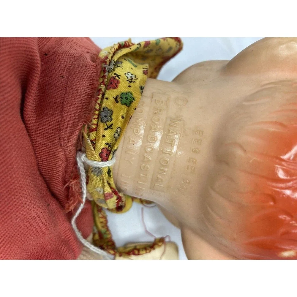 Vintage EEGEE Howdy Doody Ventriloquist Doll NBC Freckle Face Collectible